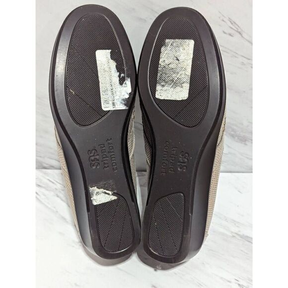SAS Shoes Womens Tan Round Toe Tripad Comfort Foot Bed Slip-On Loafer Size 7.5 - Picture 7 of 8